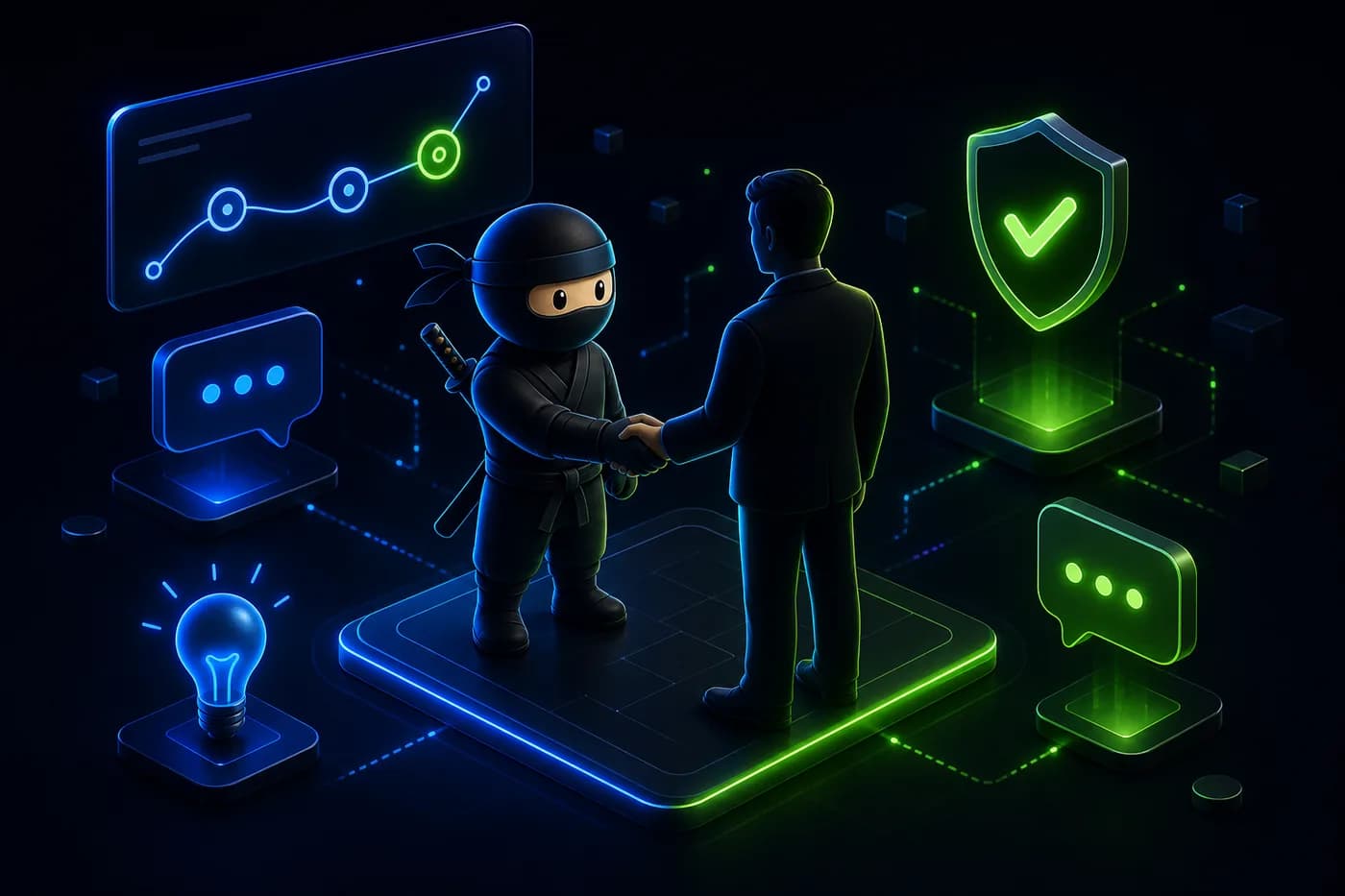 Partnerskab og samarbejde - Ninja Platforme
