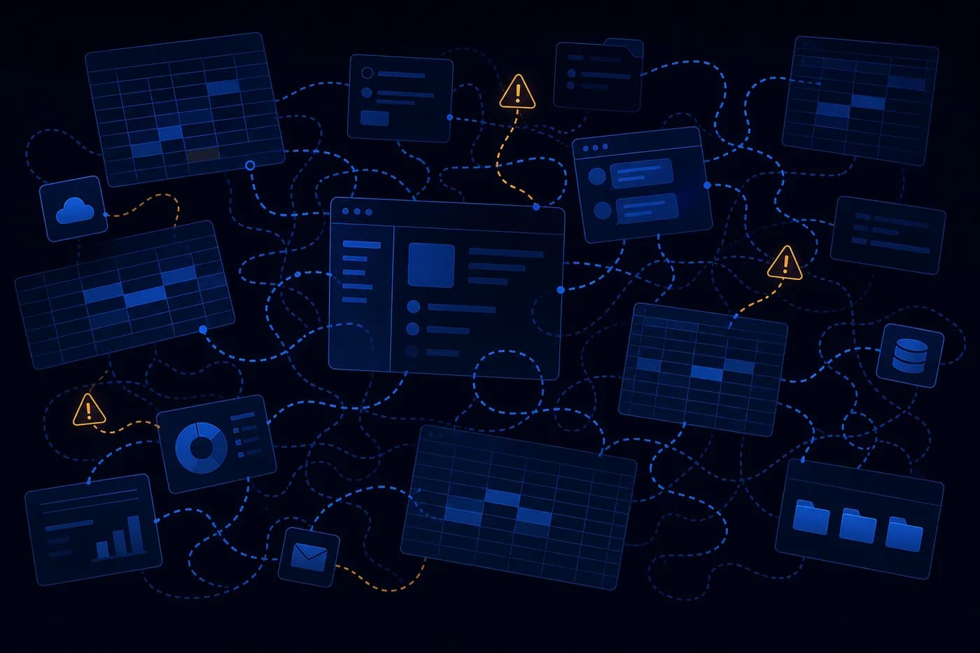 Manual workflows and fragmented tools